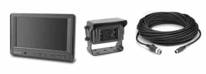 Elite single camera monitor system for regid vehicles